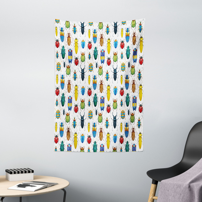 Colorful Insects Tapestry