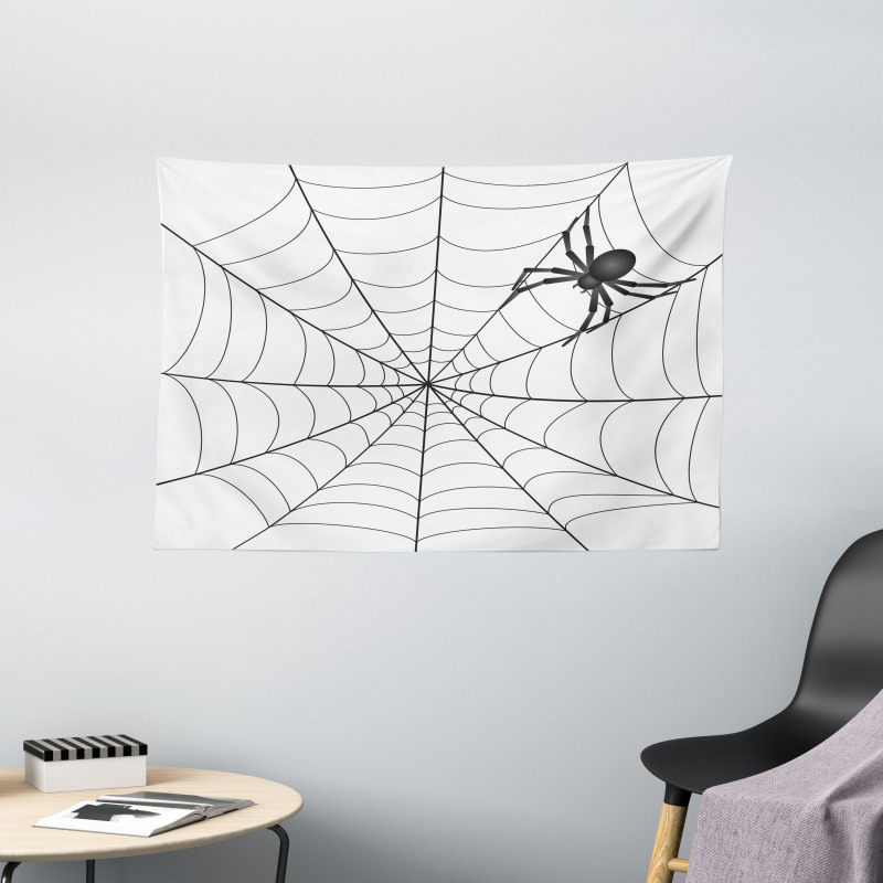Gothic Creepy Catch Wide Tapestry