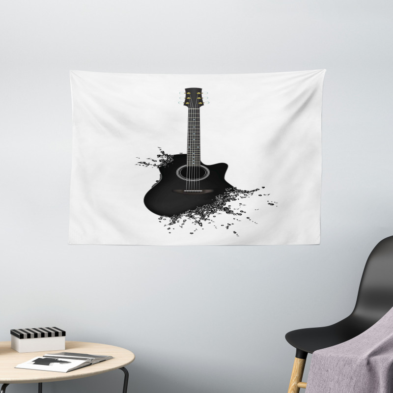 Musical Device Strings Wide Tapestry