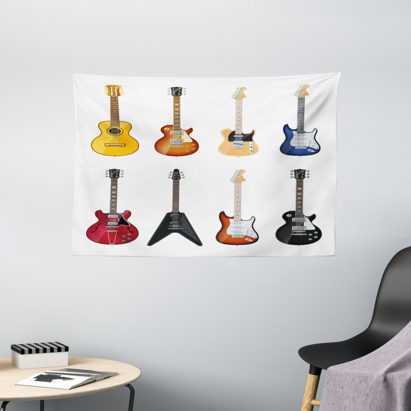 String Instruments Jazz Wide Tapestry