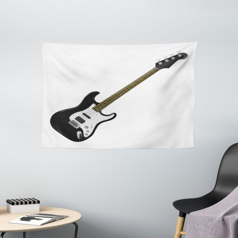 4 String Bass Music Wide Tapestry