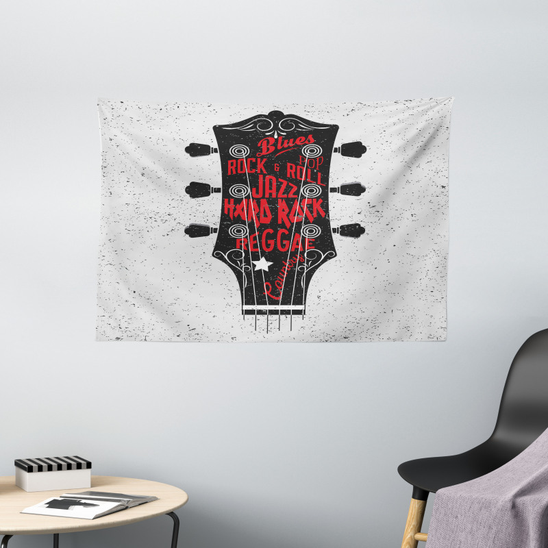 Blues Pop Hard Rock Wide Tapestry