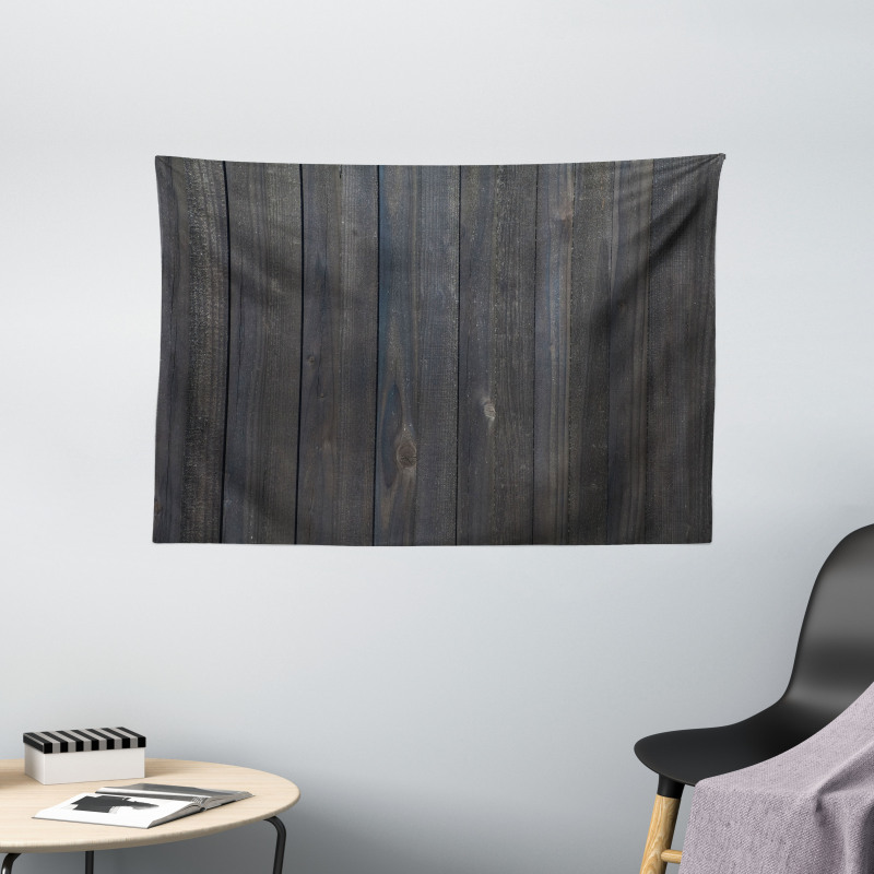 Wood Fence Rustic Wide Tapestry