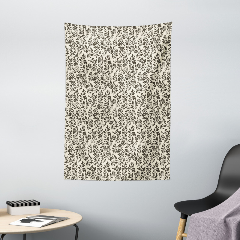Abstract Nature Swirls Tapestry