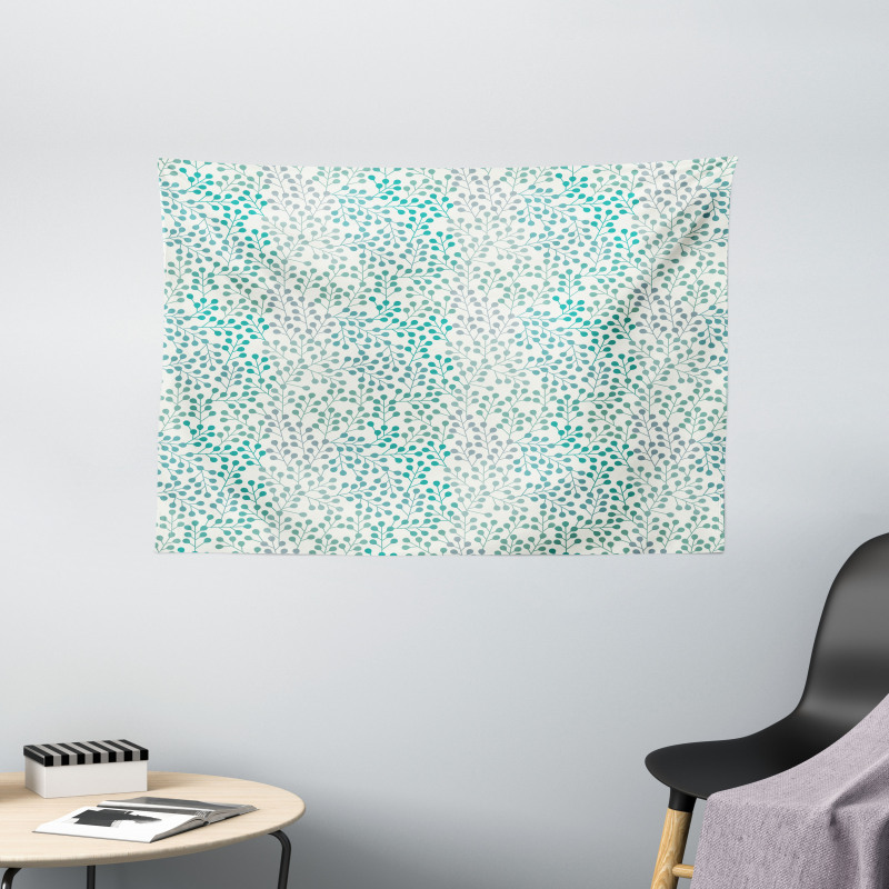 Flowery Branches Buds Wide Tapestry