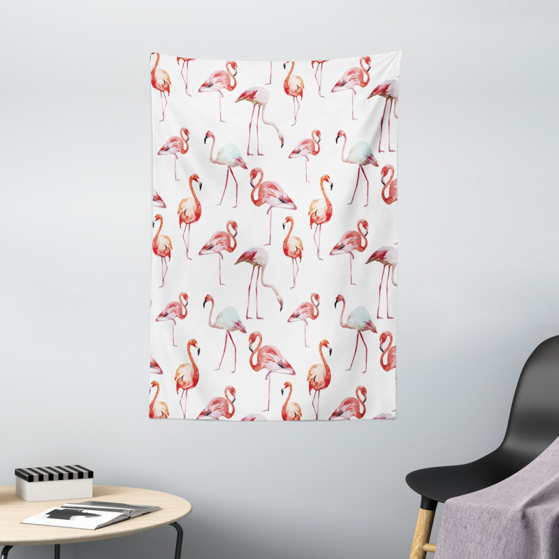 Exotic Birds Pattern Tapestry