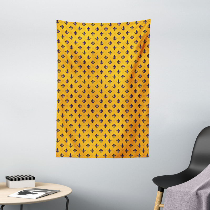 Retro Checkered Tapestry