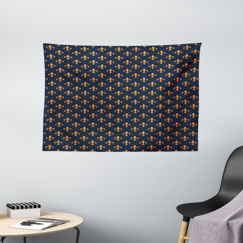 Heraldic Design Wide Tapestry