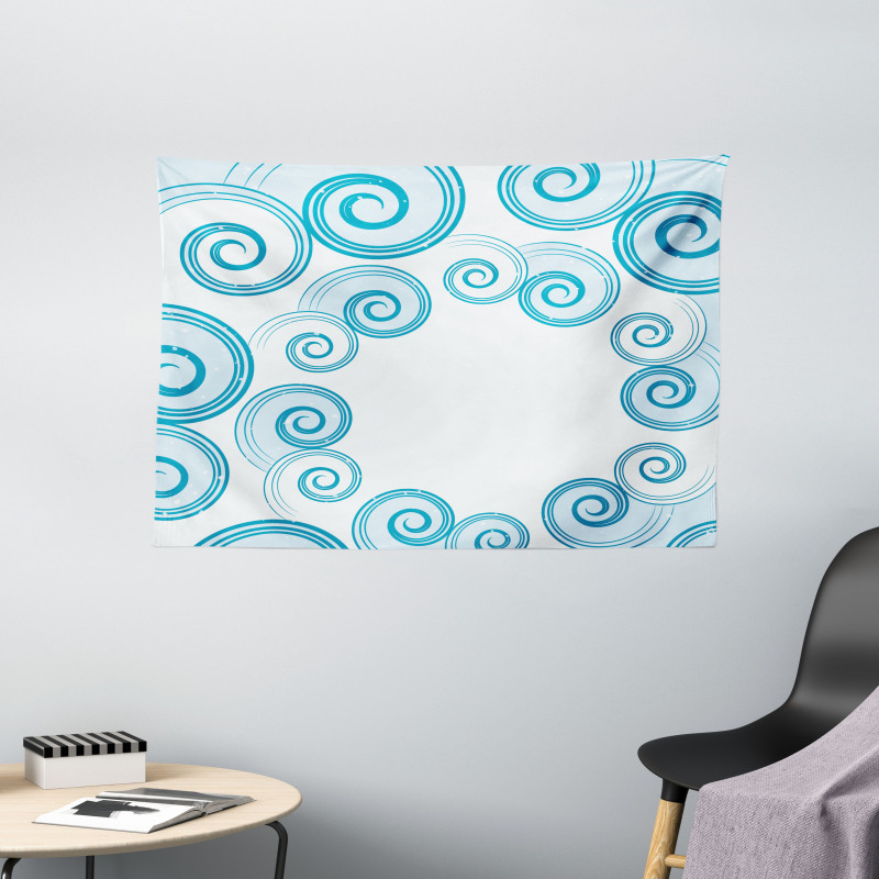 Water Waves Wide Tapestry