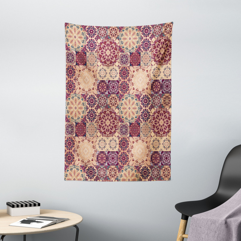 Ornate Ceramic Tiles Tapestry