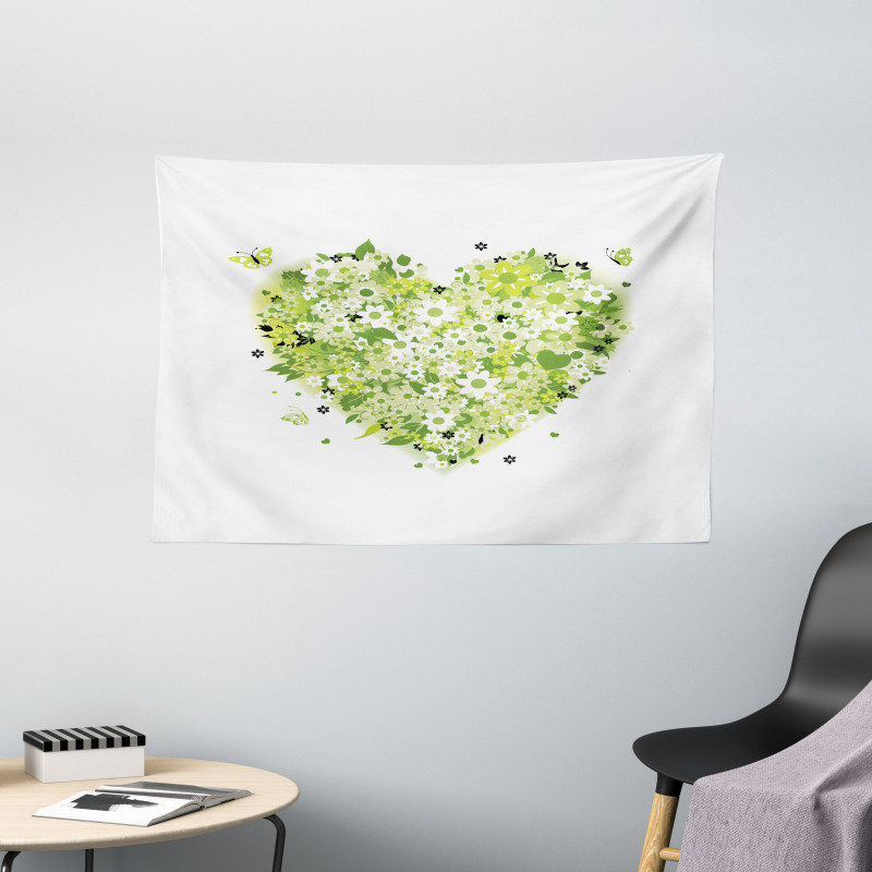 Valentines Day Wide Tapestry