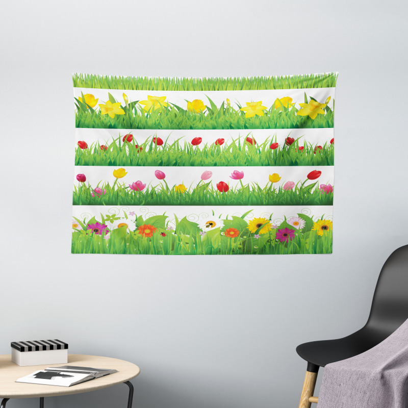 Nature Scenes Spring Wide Tapestry