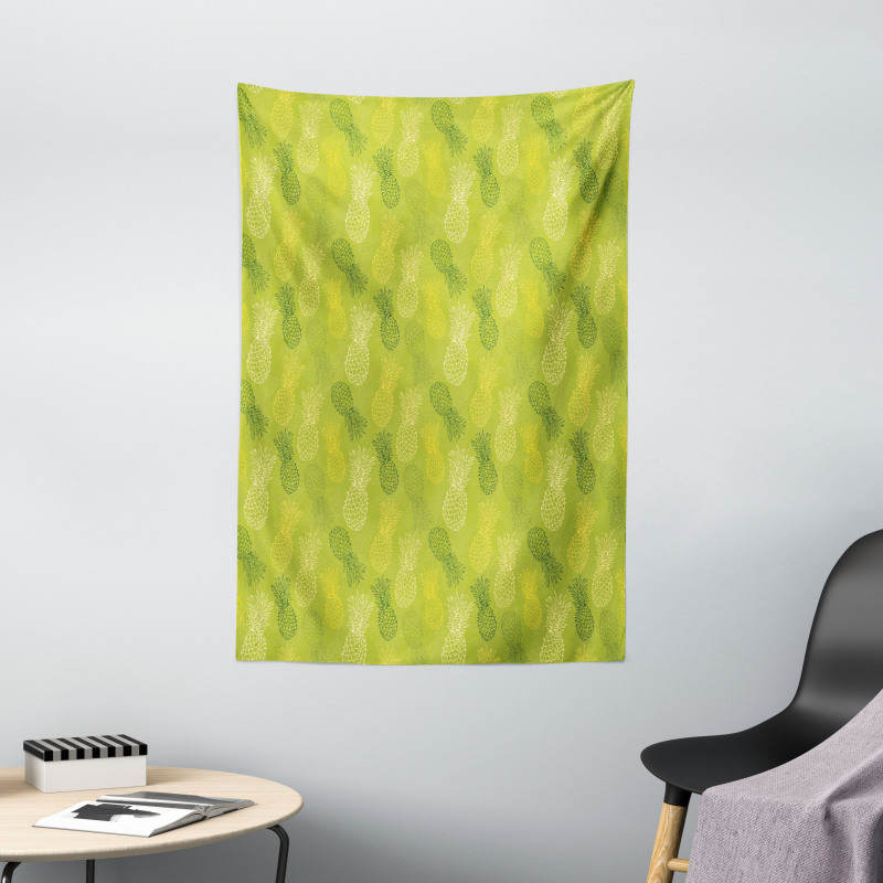 Tropical Pineapple Tapestry