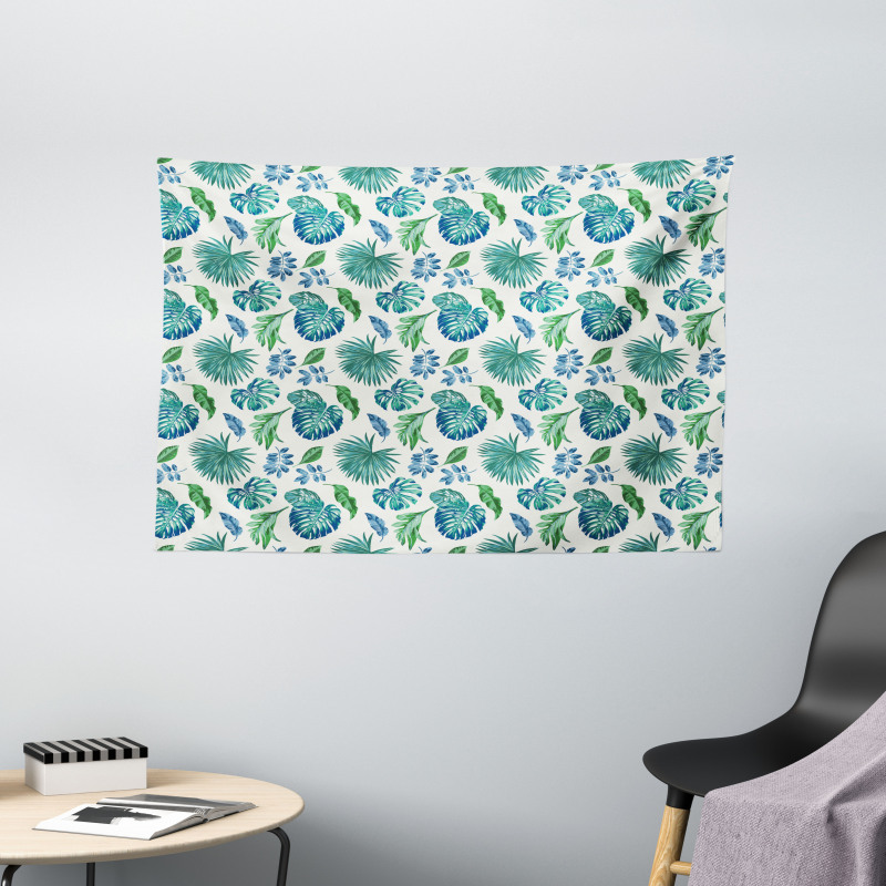 Monstera Coconut Palm Wide Tapestry