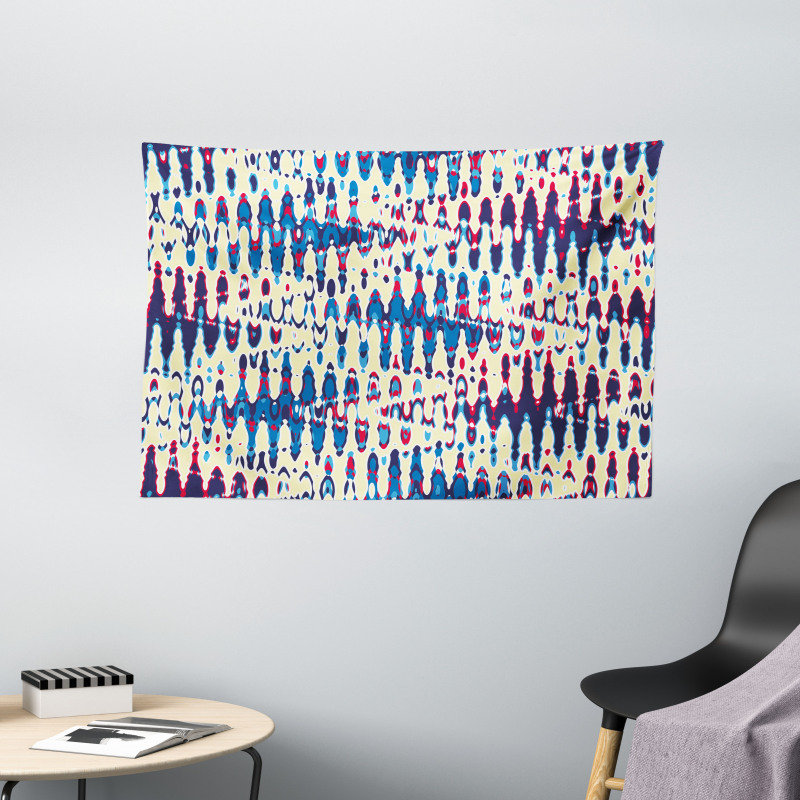 Refracted Waves Abstract Wide Tapestry