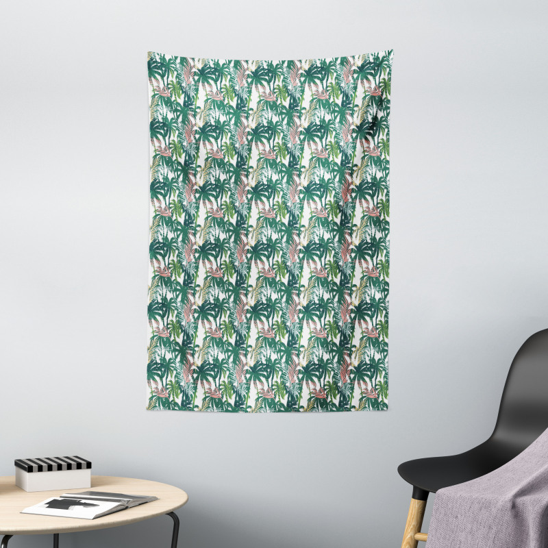 Dreamy Jungle Foliage Tapestry