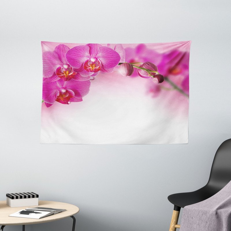 Exotic Orchid Feng Shui Wide Tapestry