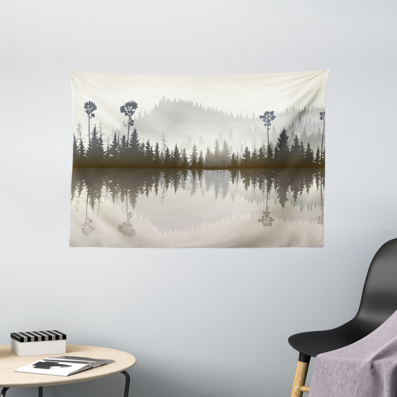 Northern Nature Pattern Wide Tapestry