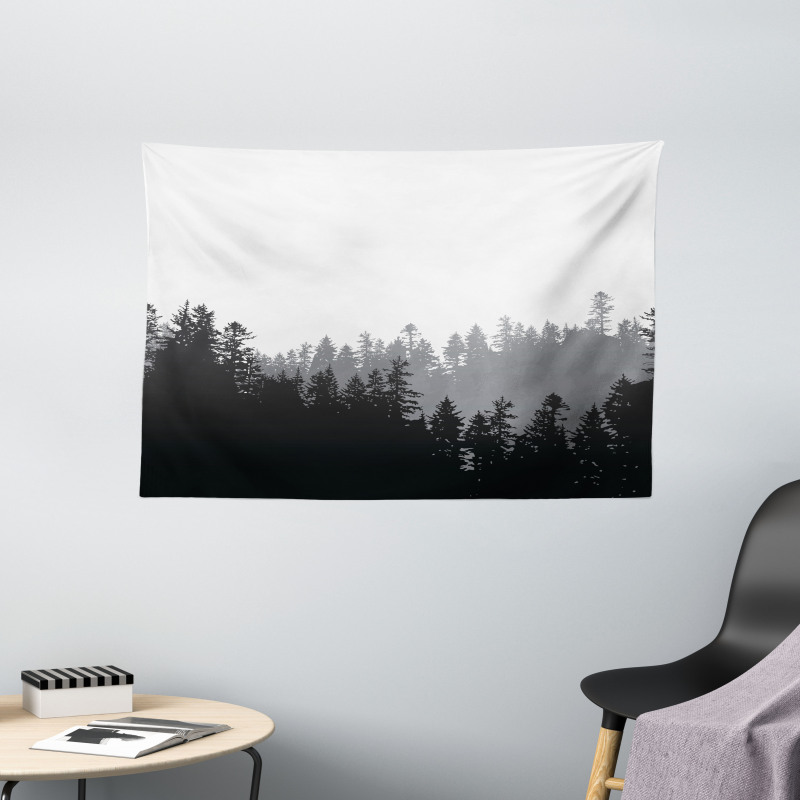 Abstract Wild Spruces Wide Tapestry