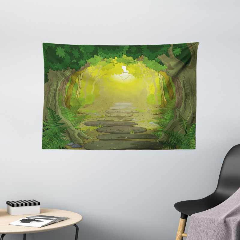 Pathway Trees Wide Tapestry