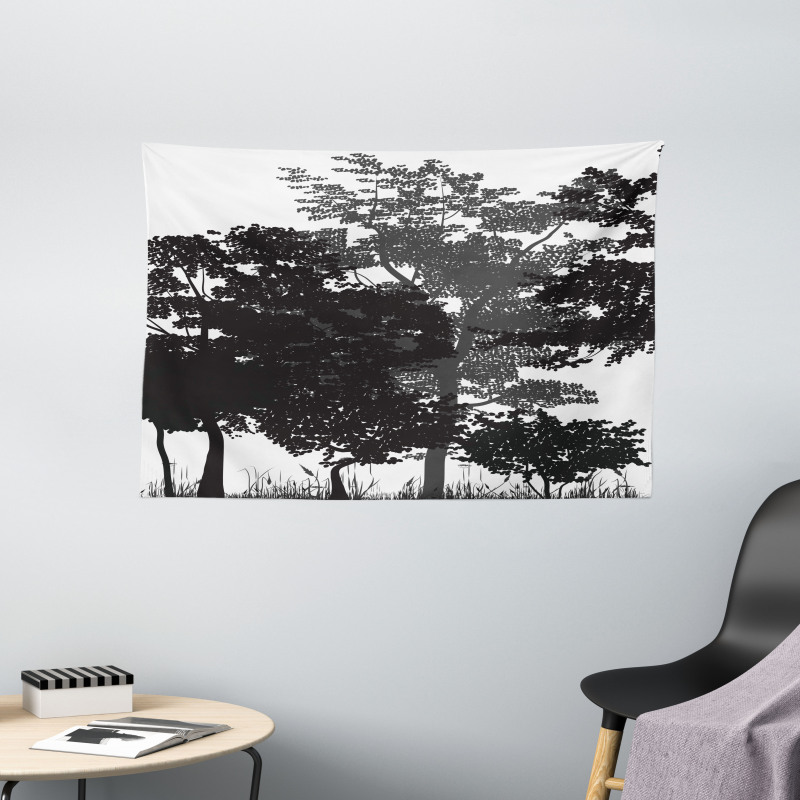 Deciduous Trees Nature Wide Tapestry