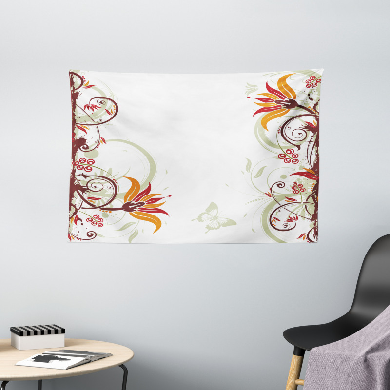 Flora and Fauna Wide Tapestry
