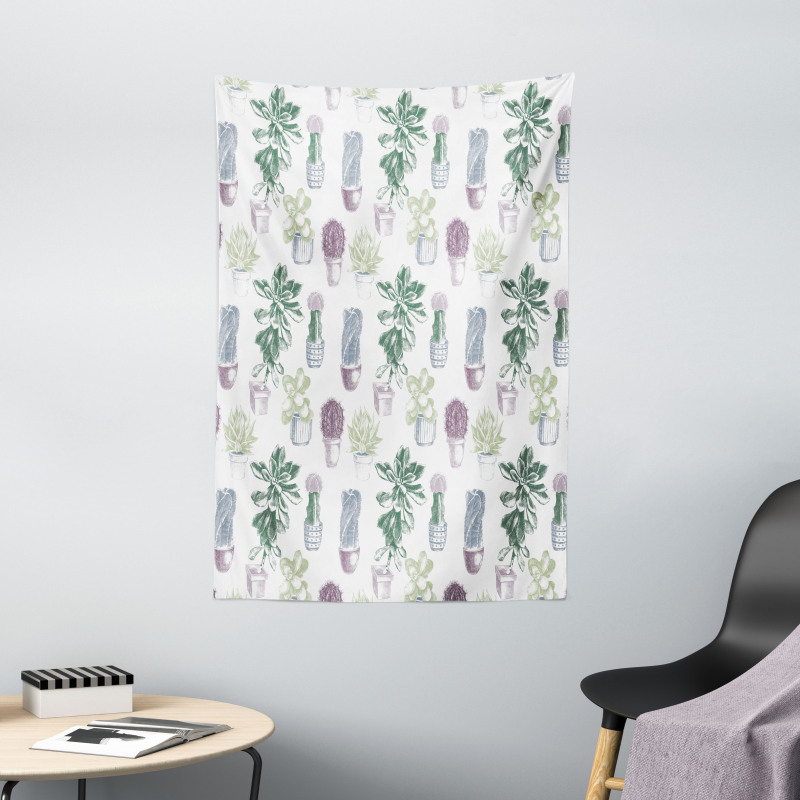 Native Mexican Plants Tapestry