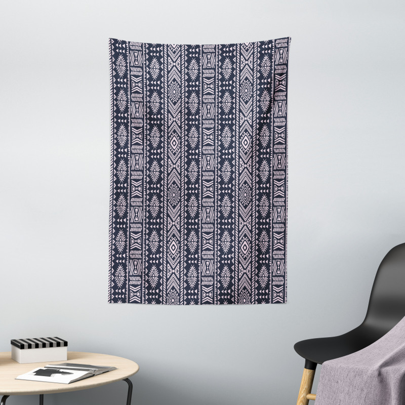 Vertical Art Borders Tapestry