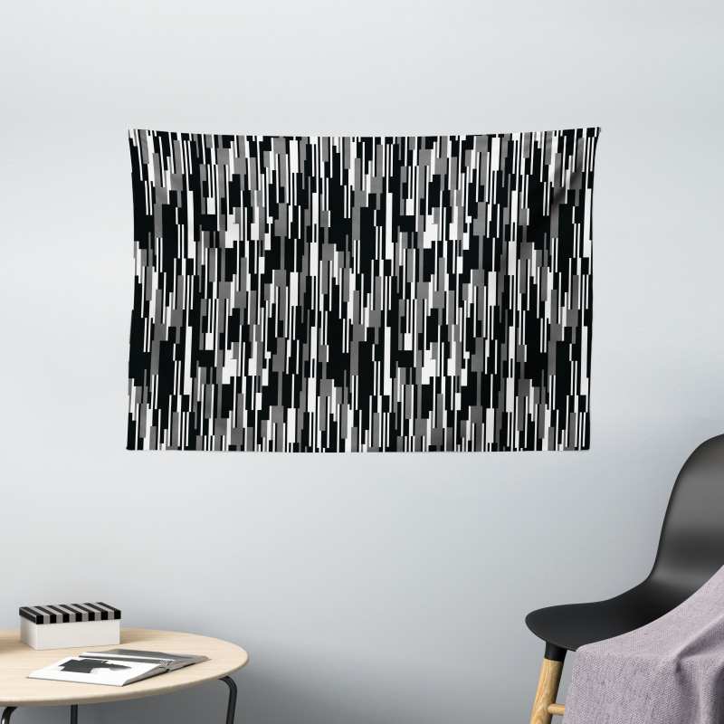 Abstract Lines Wide Tapestry