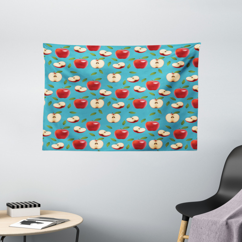 Red Delicious Healty Food Wide Tapestry