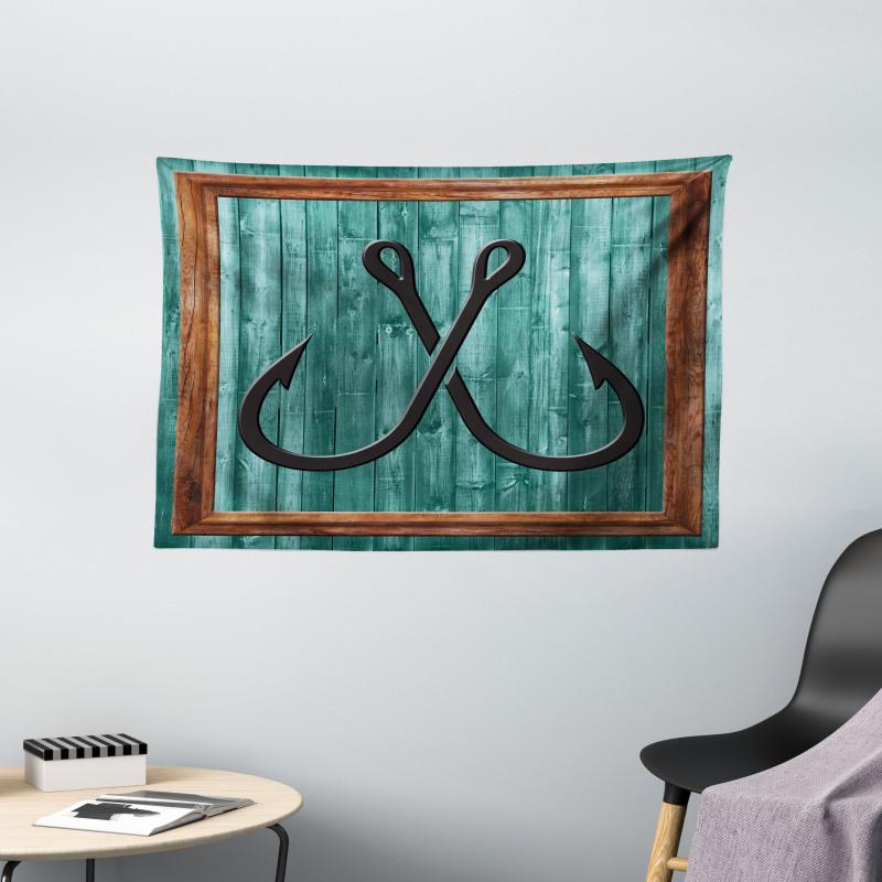 Fishing Lures Anchor Wide Tapestry