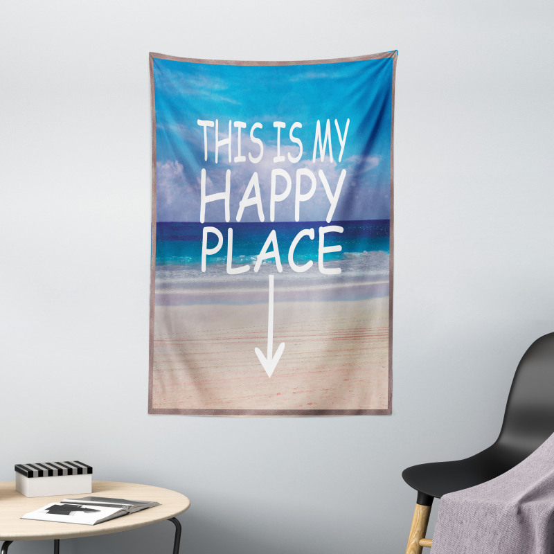 This is My Happy Place Tapestry