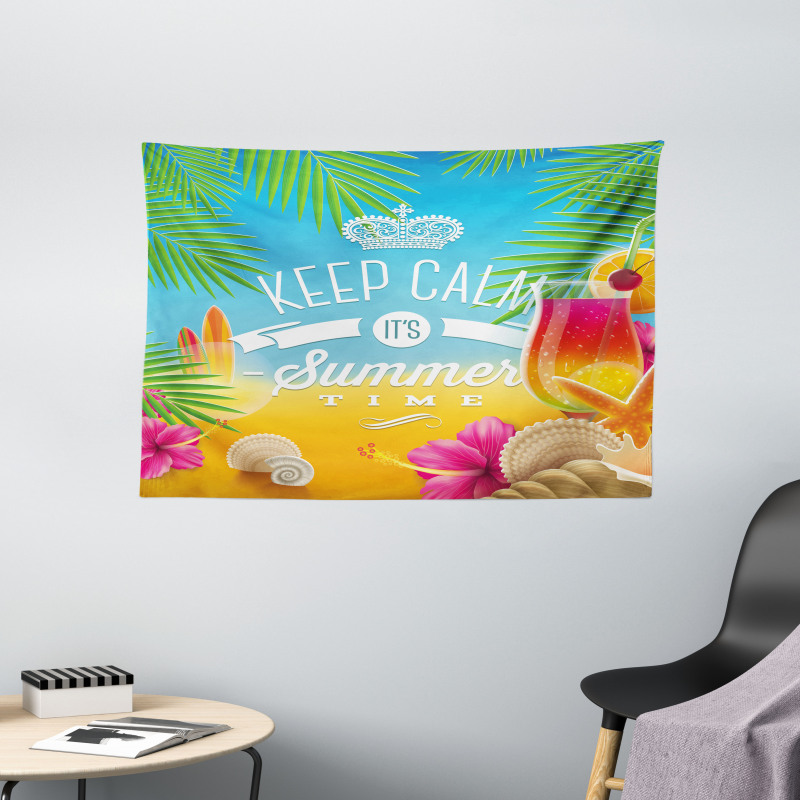 Its Summer Time Holiday Wide Tapestry