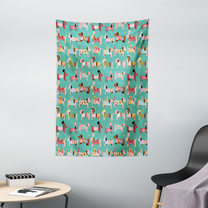 Abstract Dress Tapestry