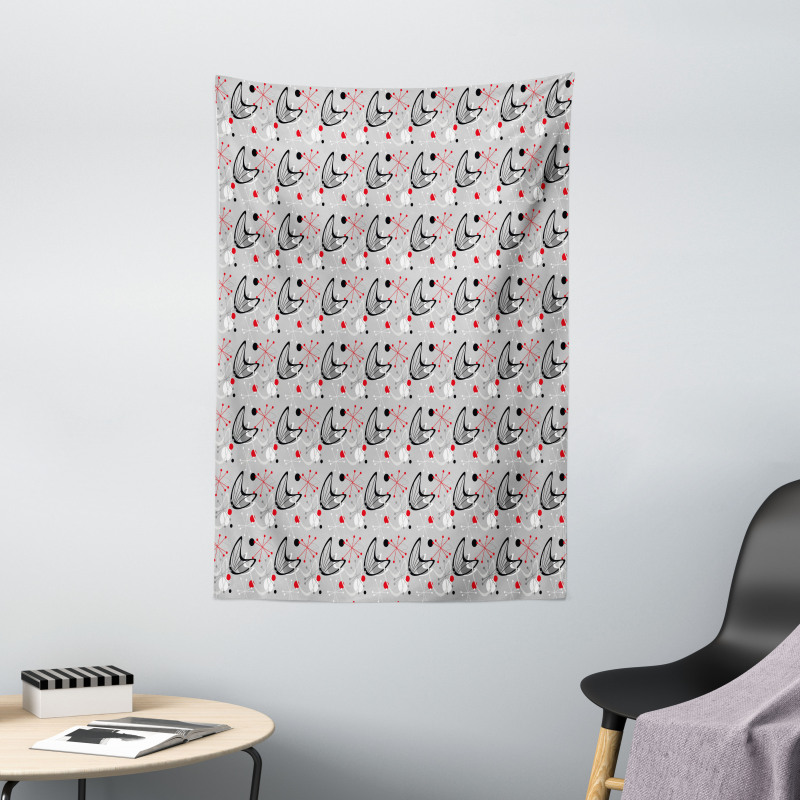 Atomic 50s Design Tapestry