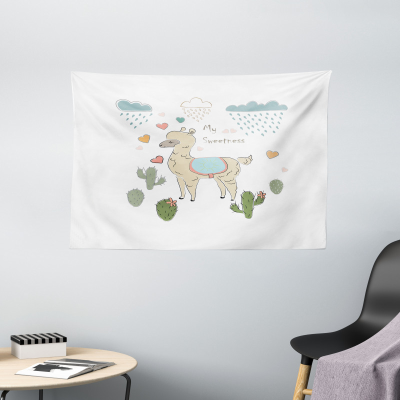 Abstract Animal Wide Tapestry