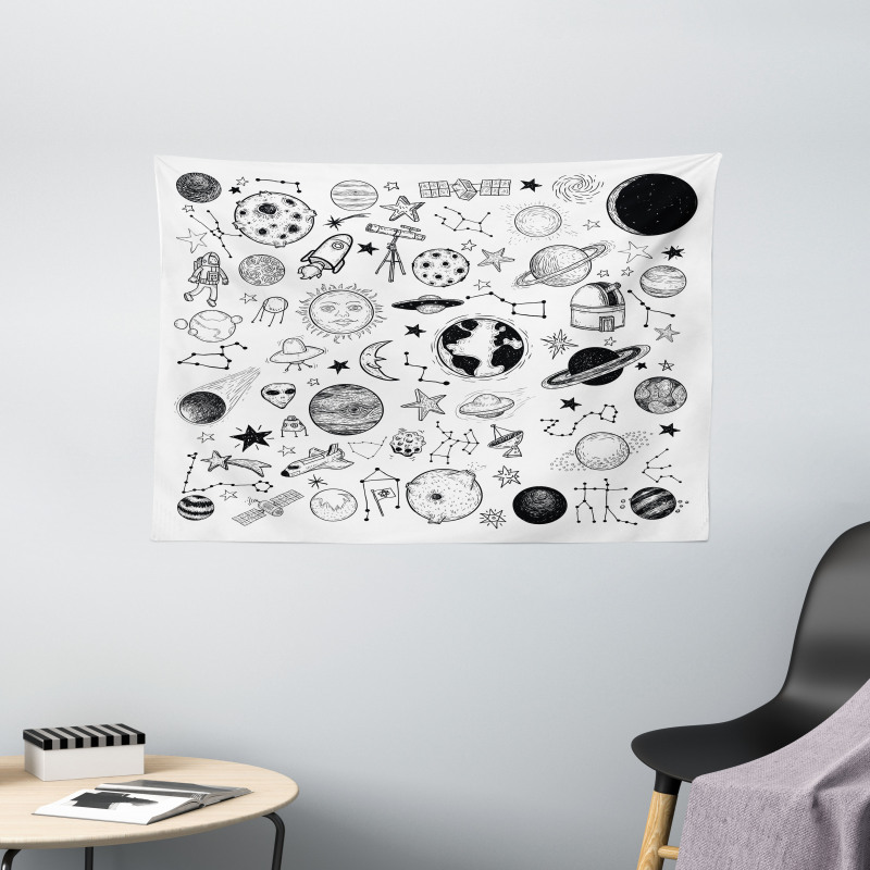 Planets Asteroids Cosmos Wide Tapestry