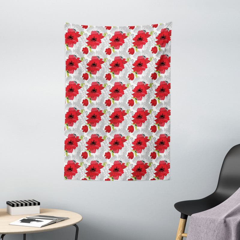 Bouquet of Spring Blooms Tapestry