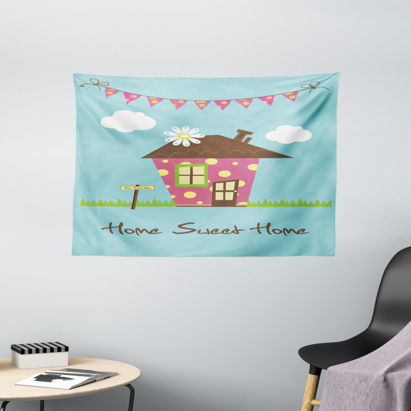 Cozy Cottage Wide Tapestry