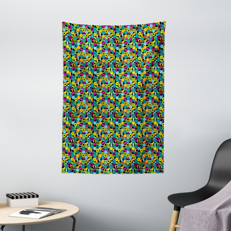 Hexagonal Geometric Tapestry