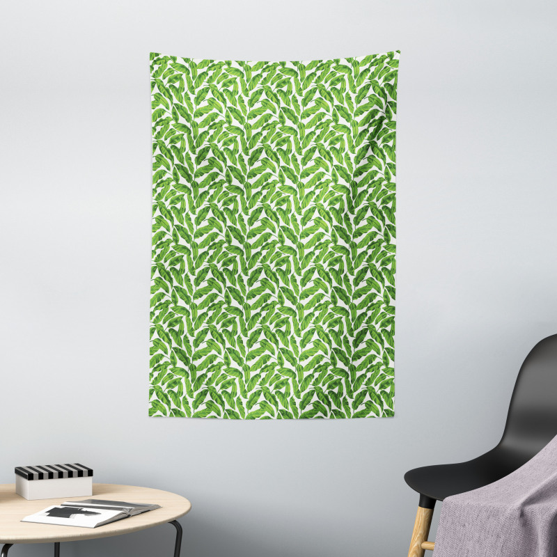 Lively Green Nature Tapestry