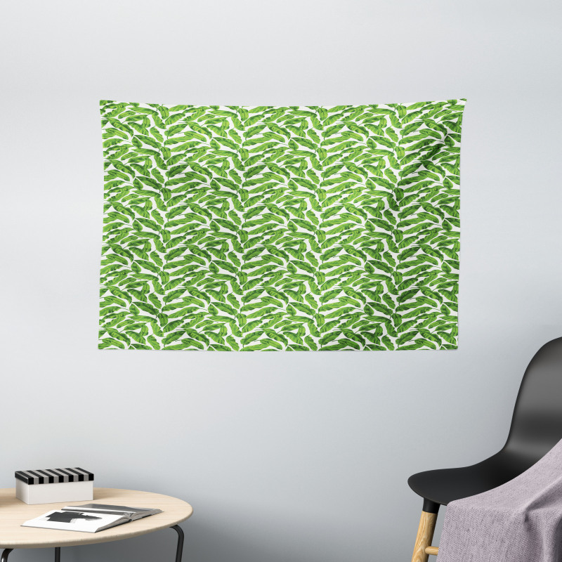 Lively Green Nature Wide Tapestry