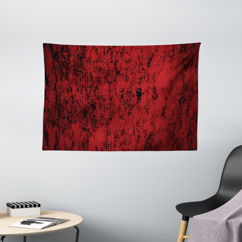 Grungy Abstract Wide Tapestry