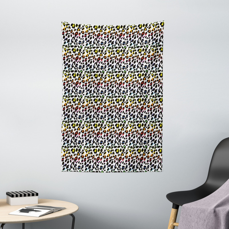 Colorful Mammal Tapestry