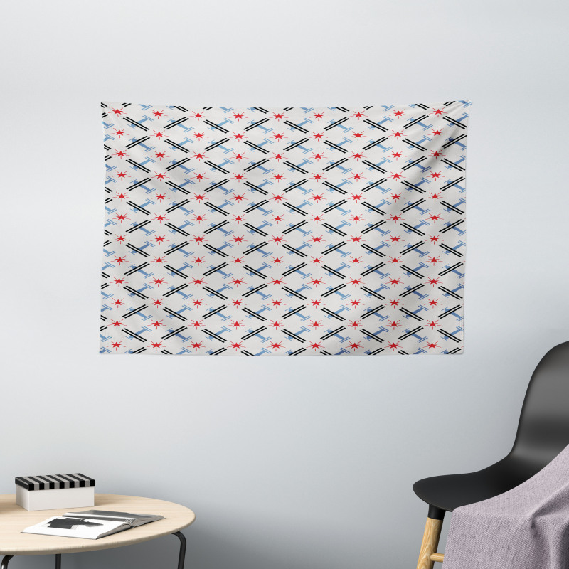 Retro Craft Wide Tapestry