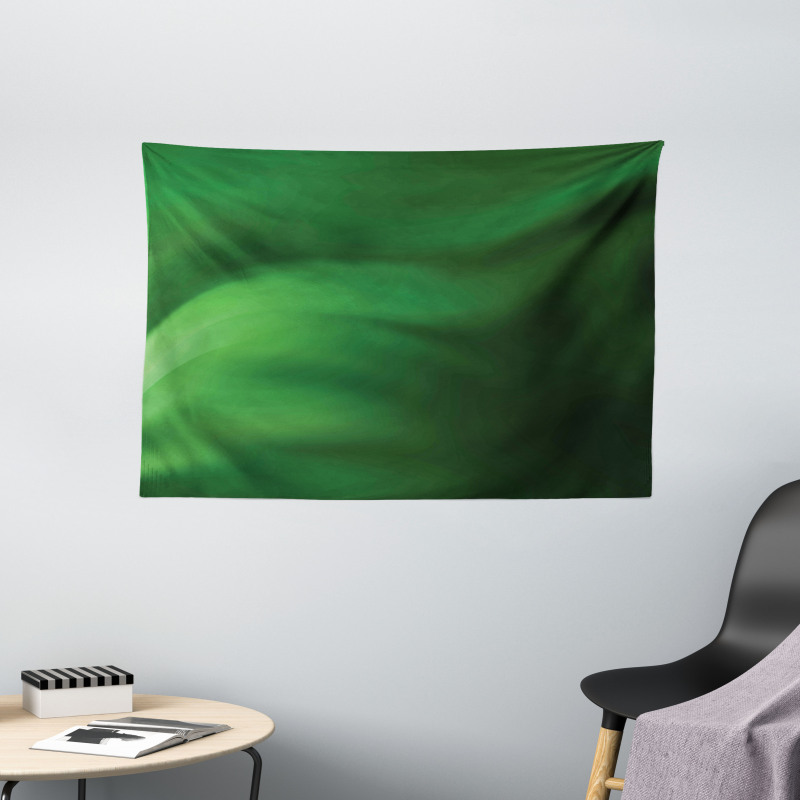 Green Ombre Effect Wide Tapestry