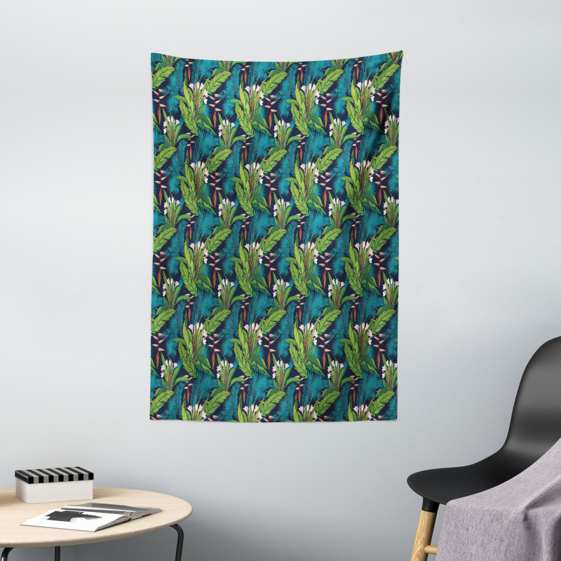 Tropical Jungle Pattern Tapestry