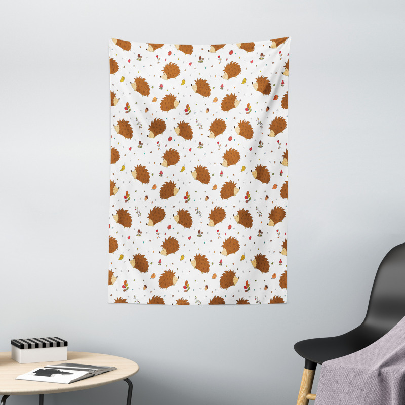 Playful Forest Animals Tapestry