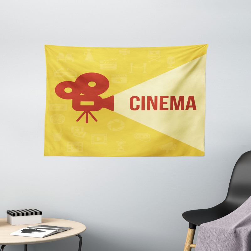 Projector Design Wide Tapestry