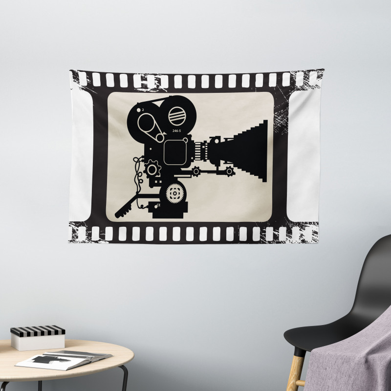 Film Frame Deisgn Wide Tapestry